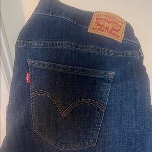 Levi's Dark Blue Denim Jeans